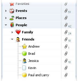 PicaJet Sample Category Icons