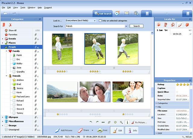 Click to view PicaJet Photo Organizer installer 3.1.7 screenshot